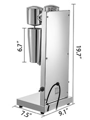 Bild in Galerie-Viewer laden, Amocart Milk Shake Machine 800ML Commercial Auto Double Cups Milkshaker Stainless Steel Shaking Maker Bubble Boba Drink Mixer
