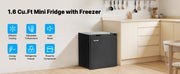 Charger l'image dans la visionneuse de galerie, Amocart 48L 90L Mini Fridge Single Door Compact Refrigerator Adjustable Temperature Metal Shelf Energy Efficient Refrigerator
