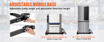 SucceBuy 1500 lbs Washing Machine Fridge Stand Adjustable Base Movable with Swivel Wheels for Laundry Dryer Washer Refrigerator