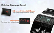 Charger l'image dans la visionneuse de galerie, Amocart 1000 Pcs/Min Money Counter Business Cash Register Bill Counterfeit Bill Detector by UV/MG/IR/DD Function for Bank Store
