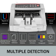 Charger l'image dans la visionneuse de galerie, Amocart 1000Pcs/Min Money Counter Business Cash Register Euros Bills Fake Banknote Detector by UV &amp; MG Function for Banks Shops
