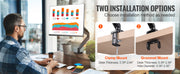 Charger l'image dans la visionneuse de galerie, Amocart Single/ Dual/ Triple Monitor Mount for Screens Gas Spring Monitor Arm Desk Mount with C-Clamp and Grommet Mounting Base
