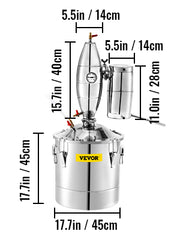 Charger l'image dans la visionneuse de galerie, Amocart 20L-70L Alcohol Distiller Machine Beer Brewing Equipment DIY Wine Moonshine Apparatus Dispenser Kit Home Appliance
