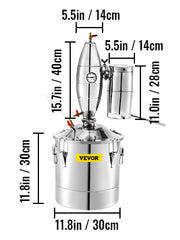 Bild in Galerie-Viewer laden, Amocart 20L-70L Alcohol Distiller Machine Beer Brewing Equipment DIY Wine Moonshine Apparatus Dispenser Kit Home Appliance

