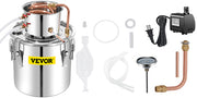 Bild in Galerie-Viewer laden, Amocart 50L Alcohol Still Stainless Steel Water Alcohol Distiller with Condenser 13.2Gal Wine Making Boiler with Copper Tube
