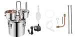 SucceBuy 12L 20L 30L 50L Alcohol Brewing Distiller DIY Moonshine Apparatus Stainless Steel Still Whisky Brandy Home Appliance
