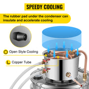 Load image into Gallery viewer, Amocart 12L 20L 30L 50L Alcohol Brewing Distiller DIY Moonshine Apparatus Stainless Steel Still Whisky Beer Brandy Home Use
