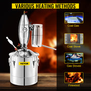 Bild in Galerie-Viewer laden, Amocart 20L-70L Alcohol Distiller Machine Beer Brewing Equipment DIY Wine Moonshine Apparatus Dispenser Kit Home Appliance
