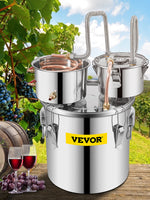 Amocart 20L 30L Water Alcohol Brewing Distiller DIY Moonshine Apparatus Stainless Steel Still Whisky Beer Brandy Home Appliance