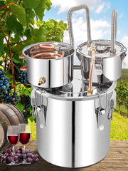 Charger l'image dans la visionneuse de galerie, Amocart 50L Alcohol Water Distiller Bottle Moonshine Equipment Stainless Steel Brewing Machine for Whisky Wine Beer Dispenser
