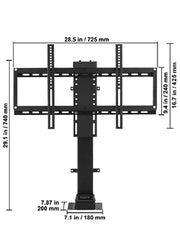 Bild in Galerie-Viewer laden, Amocart Remote TV Lift Motorized Cabinet TV Mount Bracket Electirc Actuator Lift Column DC Motor Height Adjustable Plasma LCD
