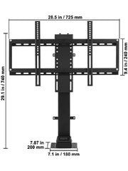 Bild in Galerie-Viewer laden, Amocart Remote TV Lift Motorized Cabinet TV Mount Bracket Electirc Actuator Lift Column DC Motor Height Adjustable Plasma LCD
