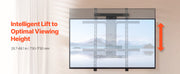 Charger l'image dans la visionneuse de galerie, Amocart Motorized TV Wall Mount for 32 to 55/65/70 Inch Adjustable TV Mount Bracket w/ Max VESA 24 x 16/24 in Up to 88-132 lbs
