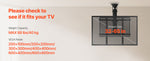 Amocart Motorized TV Wall Mount for 32 to 55/65/70 Inch Adjustable TV Mount Bracket w/ Max VESA 24 x 16/24 in Up to 88-132 lbs