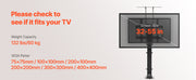 Charger l'image dans la visionneuse de galerie, Amocart Motorized TV Wall Mount for 32 to 55/65/70 Inch Adjustable TV Mount Bracket w/ Max VESA 24 x 16/24 in Up to 88-132 lbs
