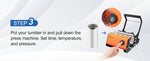 Amocart 11-30Oz Cup Tumbler Heat Press Touchscreen DIY Gift Ceramic Mug Heat Presser Sublimation Transfer Auto Printing Machine