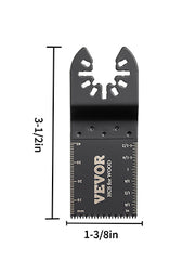 Load image into Gallery viewer, Amocart 100PCS Oscillating Saw Blades Quick Release Multitool Blades Kit HCS Tool Blades Cut Cutter for Wood Plastic Metal Nail
