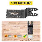 Load image into Gallery viewer, Amocart 100PCS Oscillating Saw Blades Quick Release Multitool Blades Kit HCS Tool Blades Cut Cutter for Wood Plastic Metal Nail
