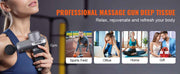 Load image into Gallery viewer, SucceBuy Mini Massage Gun Percussion Muscle Massage Gun for Athletes w/ 5 Speed Levels &amp; 6 Massage Heads for Pain Relief Muscle
