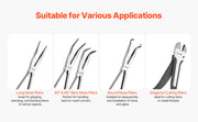 Charger l'image dans la visionneuse de galerie, Amocart 5-Piece Needle Nose Pliers 11 in Long Needle Nose Pliers Set Diagonal Cutting Pliers 45°/90° Bent Round Nose Plier
