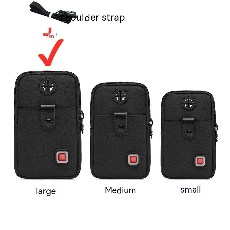 New Belt Waterproof Phone Bag Vertical Crossbody Small Bag For Men - AMOCART580c7990c5f822dea04ce35d977eabe6