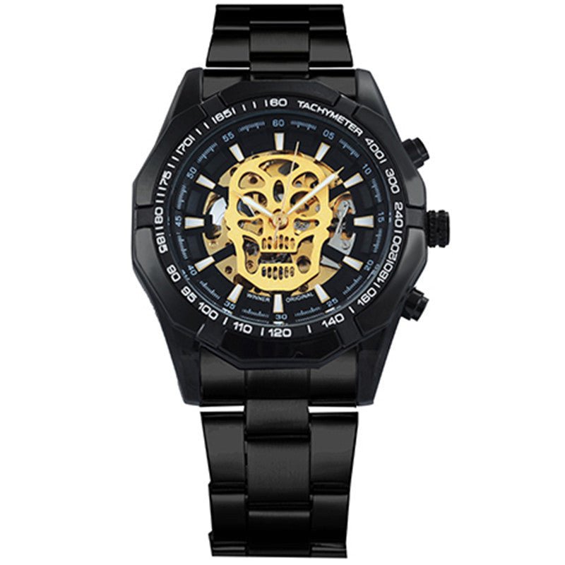 Official Automatic GOLD Watch Men Steel Strap Skeleton - AMOCART88ec89b1742f485e59da0151a4df8a74