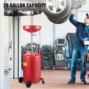 Charger l'image dans la visionneuse de galerie, Amocart 20 Gallon Waste Oil Drain Tank Air Operated Drainer with Pressure Regulating Valve for Fluid Fuel Transfer Drainage
