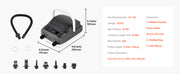 Charger l'image dans la visionneuse de galerie, Amocart Paddle Board Pump 20/22/40 PSI High-Pressure Dual-Stage Inflation &amp; Deflation Air Pump for Inflatable Paddle Boards
