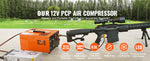 Amocart PCP Air Compressor 4500PSI/30Mpa Portable PCP Airgun Compressor with External Converter PCP Air Pump