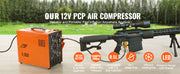 Charger l'image dans la visionneuse de galerie, Amocart PCP Air Compressor 4500PSI/30Mpa Portable PCP Pump Compressor Water-Free Air Rifle Paintball Scuba Tank Compressor
