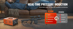 SucceBuy PCP Air Compressor  4500PSI Portable PCP Airgun Compressor Auto-Stop Oil Free Pump for Air Rifle Scuba Diving Bottle