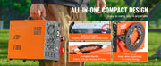 Charger l'image dans la visionneuse de galerie, Amocart PCP Air Compressor 4500PSI/30Mpa Portable PCP Pump Compressor Water-Free Air Rifle Paintball Scuba Tank Compressor
