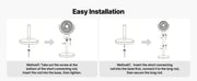 Load image into Gallery viewer, Amocart 7in/9in/18in Pedestal Fan with DC Motor Remote Control 9/12 Speeds &amp; 3/4 Modes Adjustable Height for Home Living Room
