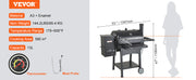 Charger l'image dans la visionneuse de galerie, Amocart Portable Charcoal Grill Propane Gas Grills with Cover and Cart Heavy Duty Iron BBQ Grill for Outdoor Cooking Barbecue

