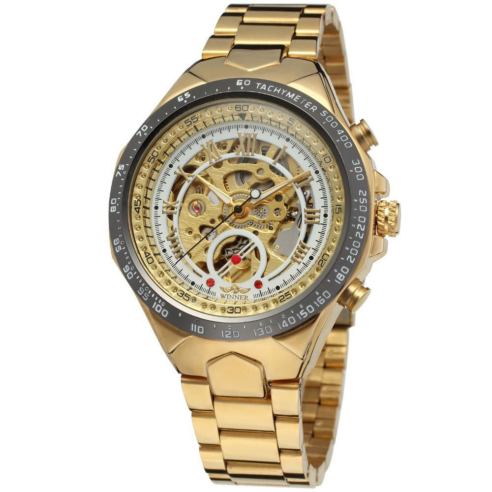 Personalized All-steel Hollow Automatic Mechanical Watch Fashion Watch For Men - AMOCART365cbcb7005c9470345a796f878ad1d7