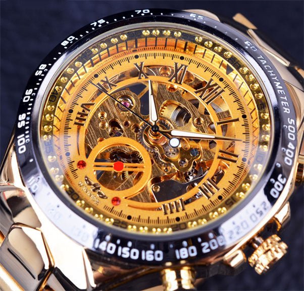 Personalized All-steel Hollow Automatic Mechanical Watch Fashion Watch For Men - AMOCART6296c4168660953da5ef999be09edf49