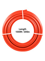 SucceBuy 1/2Inch x 1000ft Pex Tubing Oxygen Barrier O2 Red Radiant Floor Pipe Heating Systems-Pex Hot And Cold Water Pipe