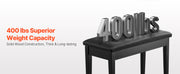 Bild in Galerie-Viewer laden, Amocart Piano Use Chair, Piano Bench with High-Density Padded Cushion &amp; Storage Compartment Wooden Piano Bookcase Stool Seat
