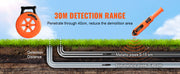 Bild in Galerie-Viewer laden, Amocart Pipe Locators 30m Underground P67 Waterproof Pipe Blockage Detector Sewer Wall Scanner Plumbing Tool for Plastic Metal
