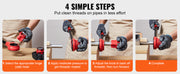 Bild in Galerie-Viewer laden, Amocart Pipe Threader Kit 1/2" NPT 3/4" NPT 1" NPT Manual Ratcheting Pipe Threader Portable Pipe Threading Tool Set 3PCS
