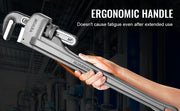 Load image into Gallery viewer, Amocart Pipe Wrench Aluminum Straight Pipe Wrench Adjustable Plumbing Wrench High Strength Jaw &amp; Ergonomic Handle Automotive
