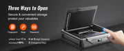 Bild in Galerie-Viewer laden, Amocart Gun Safe Q235 Steel Pistol Safe 3-Way Quick Access Firearm Case Gun Box Advanced Biometric Technology Travel Gun Safe
