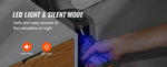 Amocart Gun Safe Q235 Steel Pistol Safe 3-Way Quick Access Firearm Case Gun Box Advanced Biometric Technology Travel Gun Safe
