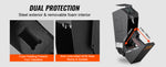 Amocart Gun Safe Q235 Steel Pistol Safe 3-Way Quick Access Firearm Case Gun Box Advanced Biometric Technology Travel Gun Safe