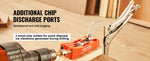 Amocart 56 Pcs Pocket Hole Jig Mini Jig Pocket Hole System with 9" C-clamp Step Drill Wrench Drill Stop Ring Square Drive Bit