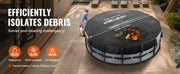 Bild in Galerie-Viewer laden, Amocart 18/15Ft Round Pool Cover Solar Covers for Above Ground Pools Safety Pool Cover with Drawstring Design Black
