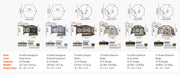 Charger l'image dans la visionneuse de galerie, Amocart Pop up Gazebo Screen Tent Camping Canopy Tent w/ Removable Top&amp;Carry Bag Quick-Set&amp;Bite-Proof Screen House Sun Shelter
