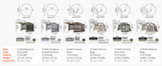 Charger l'image dans la visionneuse de galerie, Amocart Pop up Gazebo Screen Tent Camping Canopy Tent w/ Removable Top&amp;Carry Bag Quick-Set&amp;Bite-Proof Screen House Sun Shelter
