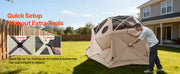 Charger l'image dans la visionneuse de galerie, Amocart Pop up Gazebo Screen Tent Camping Canopy Tent w/ Removable Top&amp;Carry Bag Quick-Set&amp;Bite-Proof Screen House Sun Shelter
