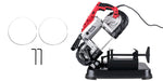 SucceBuy Portable BandSaw 5Inch Cutting Capacity Cordless Variable Speed 10Amp Motor Deep Cut Bandsaw for Metal Wood Pipes Rebar